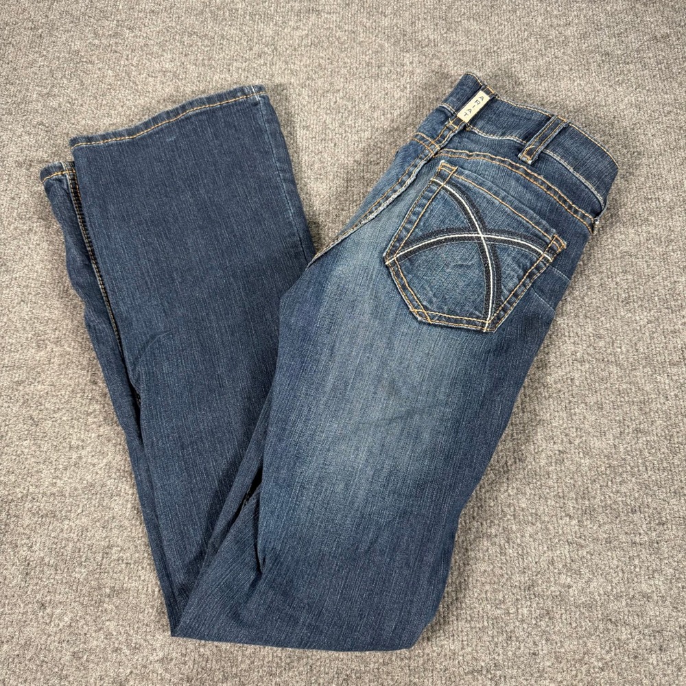 Ariat REAL Rosa Boot Jean 26R Medium Wash Perfect Rise Bootcut Denim #4897